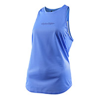 Camiseta de tirantes Dama Troy Lee Designs Luxe 23 azul