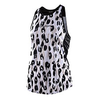 Canotta Donna Troy Lee Designs Luxe Wild Cat Bianco