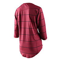 Troy Lee Designs Mischief Pinstripe Jersey Red Lady