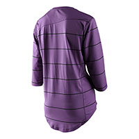 Troy Lee Designs Mischief Pinstripe Jersey Purple - 2