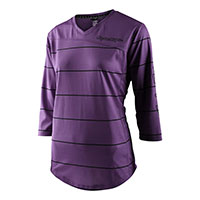 Troy Lee Designs Mischief Pinstripe Jersey Purple Lady