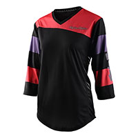 Maillot Femme Troy Lee Designs Mischief Rugby Rouge