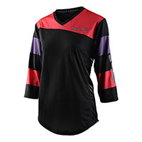 Camiseta dama Troy Lee Designs Travesuras Rugby rojo