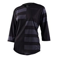 Maglia Troy Lee Designs Mischief Split Stripe Nero