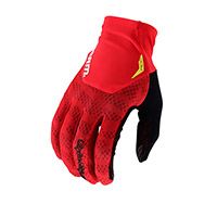 Guantes Troy Lee Designs Mtb Ace 2.0 Sram Shifted rojo