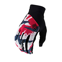 Troy Lee Designs Mtb Flowline Camo Gloves Red