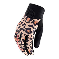 Guanti Donna Troy Lee Designs Mtb Luxe Leopard