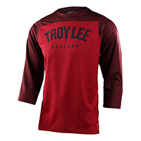 Camiseta Troy Lee Designs Ruckus Camber LT rojo