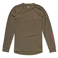 Camiseta Troy Lee Designs Ruckus Ride Fangs marrón