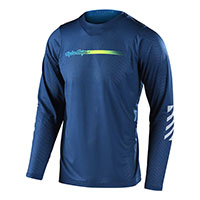 Maillot Troy Lee Designs Skyline Air Channel LS bleu