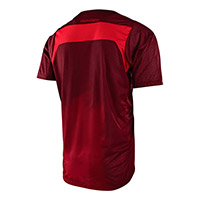 Troy Lee Designs Skyline Ss Fades Jersey Red - 2