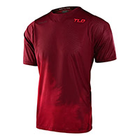 Camiseta Troy Lee Designs Skyline SS Fades rojo