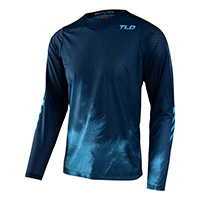 Maillot Troy Lee Designs Skyline Air LS Fades rouge