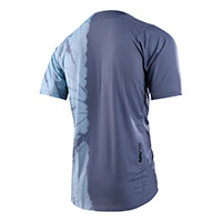 Maillot Troy Lee Designs Skyline Air Ss Half Dye Bleu