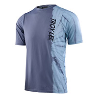 Maillot Troy Lee Designs Skyline Air Ss Half Dye Bleu