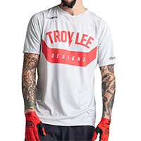 Maillot Troy Lee Designs Skyline Aircore Ss Blanc