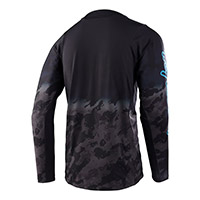 Maillot Troy Lee Designs Skyline Ls Fader Digi Noir