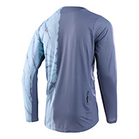 Maglia Troy Lee Designs Skyline Ls Half Dye Blu - img 2