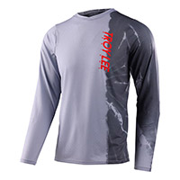 Troy Lee Designs Skyline LS Half Dye Jersey グレー