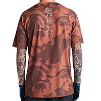 Camiseta Troy Lee Designs Skyline Shadow Camo naranja - 2