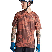 Maglia Troy Lee Designs Skyline Shadow Camo arancio