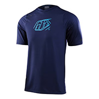 Maillot Troy Lee Designs Skyline Ss Iconic Bleu Marine