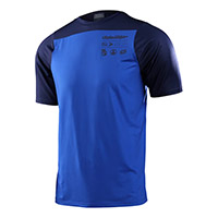 Camiseta Troy Lee Designs Skyline SS Mono azul