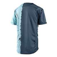 Camiseta Troy Lee Designs Skyline SS Half Dye JR azul