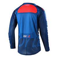 Maillot Troy Lee Designs Sprint Drop In Bleu