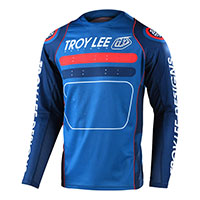 Camiseta Troy Lee Designs Sprint Drop In chico azul