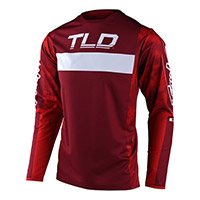 Camiseta Troy Lee Designs Sprint Dyeno burgundy
