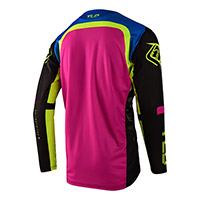 Maglia Troy Lee Designs Sprint Fractura Giallo - img 2