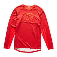 Camiseta Troy Lee Designs Sprint Icon 24 rojo