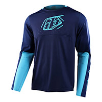 Camiseta Troy Lee Designs Sprint icon azul marino