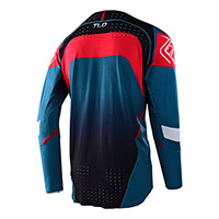 Maglia Troy Lee Designs Sprint Ultra Arc Blu - img 2