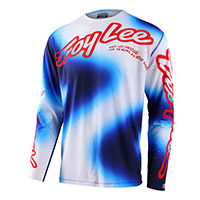 Maillot Troy Lee Designs Sprint Ultra Lucid Ls Blanc
