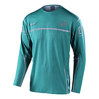 Camiseta Troy Lee Designs Sprint Ultra Lines LS verde