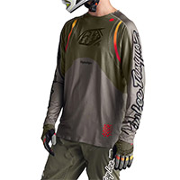 Maillot Troy Lee Designs Sprint Ultra Pinned Vert