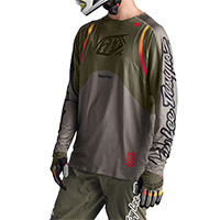 Maglia Troy Lee Designs Sprint Ultra Pinned verde