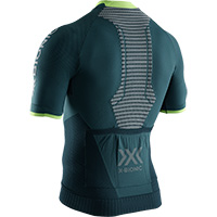 Maillot X-Bionic Invent Bike R Zip SS pine verde - 2