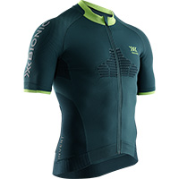 Maglia Bici X-bionic Invent R Zip Ss Pine Verde