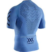 Maillot X-Bionic Twyce 4.0 Cycling Zip SL bleu - 2