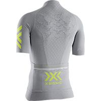 X-バイオニック Twyce 4.0 女性 サイクリング ジップ SL シャツ グレー
