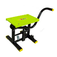 Racetech Foot Lift Bike Stand Cross Yellow Fluo