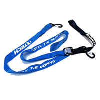 RACETECH TIE DOWNS W/SAFETY LOCK BLUE