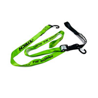 RACETECH TIE DOWNS W/SAFETY LOCK GREEN