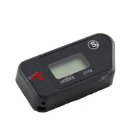 Racetech Wireless Erasable Hour Meter Black