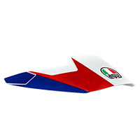 AGV AX9 Pacific Road Spitze weiß rot