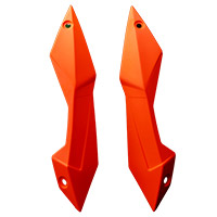 Spoilers Arrière Airoh Aviator 3 Orange Mat