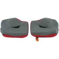 Arai Mx-v/vx-pro4 Cheek Pads Grey Red